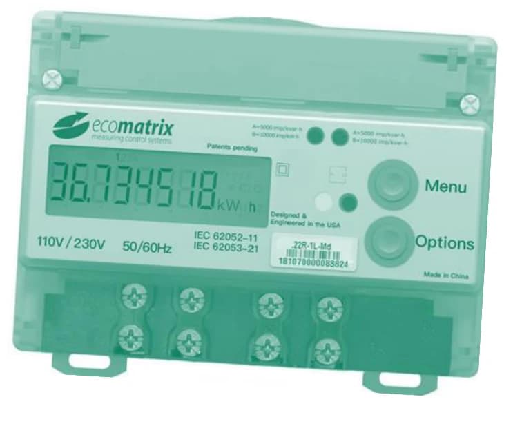 Medidor de electricidad EM-E con módulo RF integrado