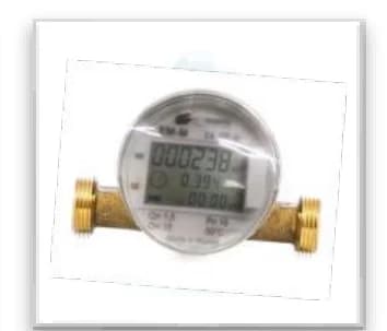 Medidor de agua EM-S SingleJet con módulo RF integrado