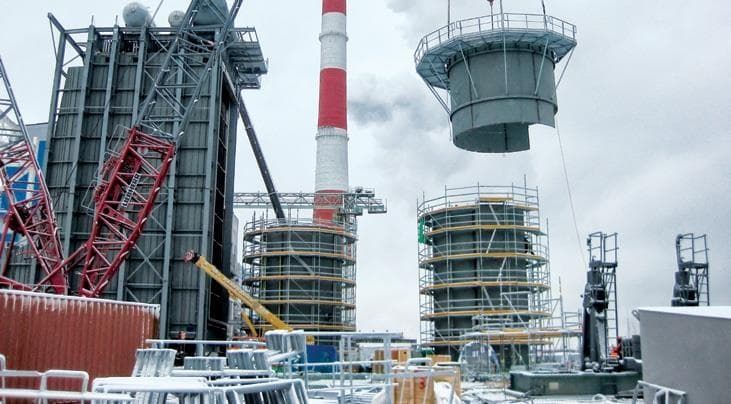 Equipos auxiliares de la Central Eléctrica de Kazán-3 (TAIF)