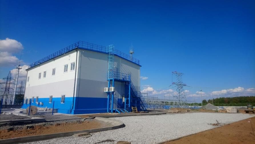 Aparamenta de la subestación Toyma-2 de 220 kV