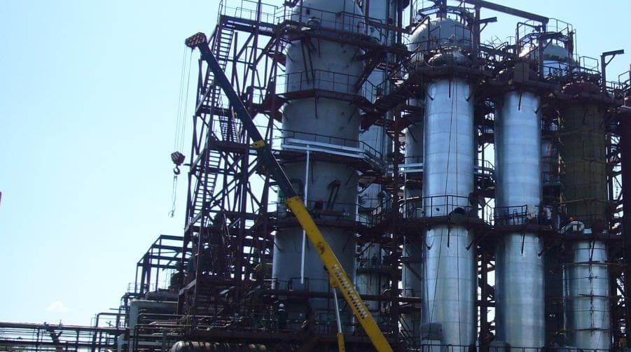 Estructuras de la refinería de Kuibyshev