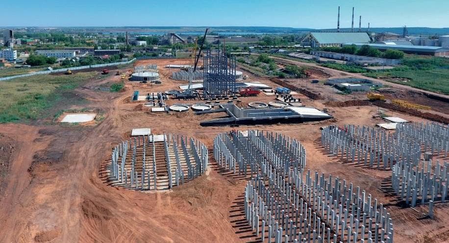Obra de construcción del Parque Agroindustrial Zaman