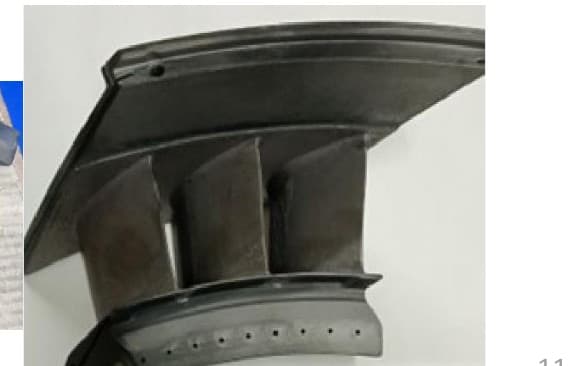 Sección de tobera de turbina Taurus 60 fabricada
